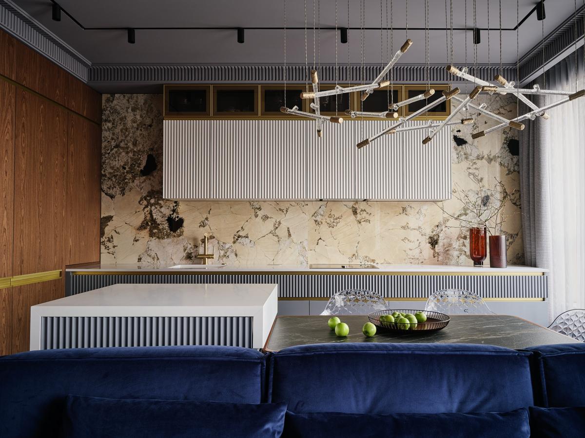 Геометрия элегантности от AURA INteriors: интерьер 62м² для одной, но очень взыскательной. Ольга Мизрах, Ник Руденко. Глянцевый журнал Redesign (Редизайн). www.redesign-home.ru