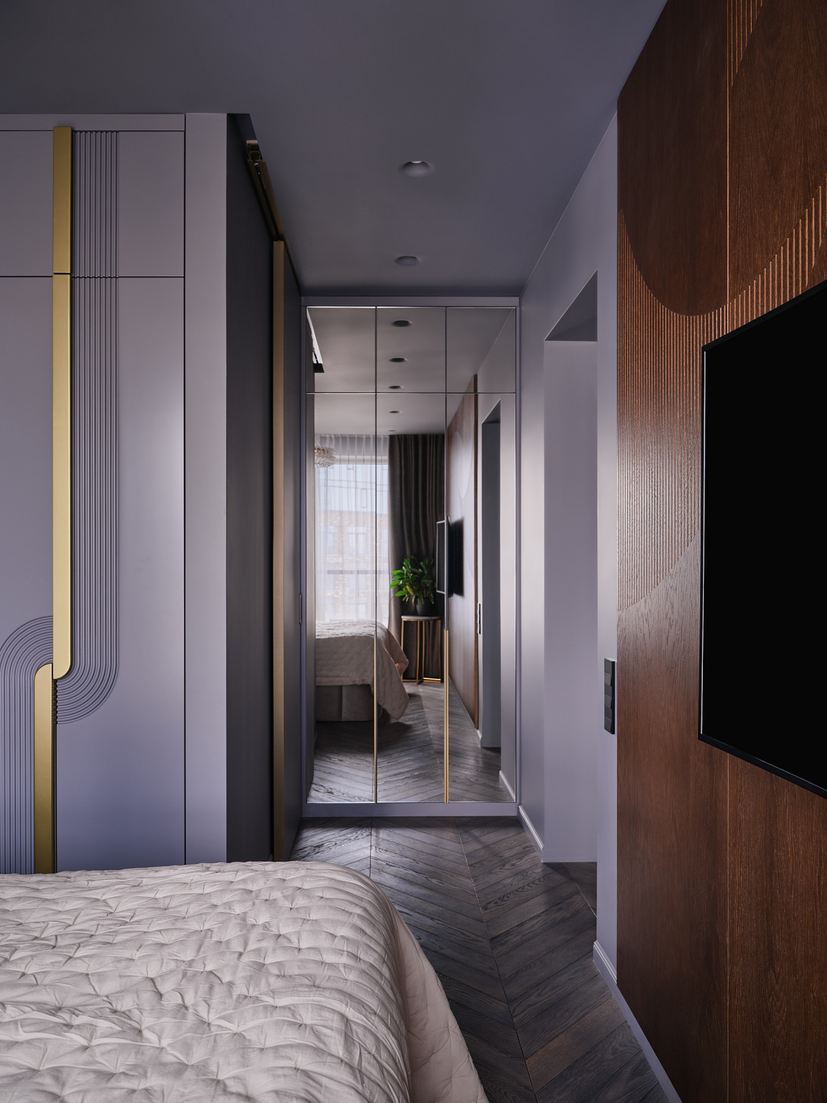 Геометрия элегантности от AURA INteriors: интерьер 62м² для одной, но очень взыскательной. Ольга Мизрах, Ник Руденко. Глянцевый журнал Redesign (Редизайн). www.redesign-home.ru