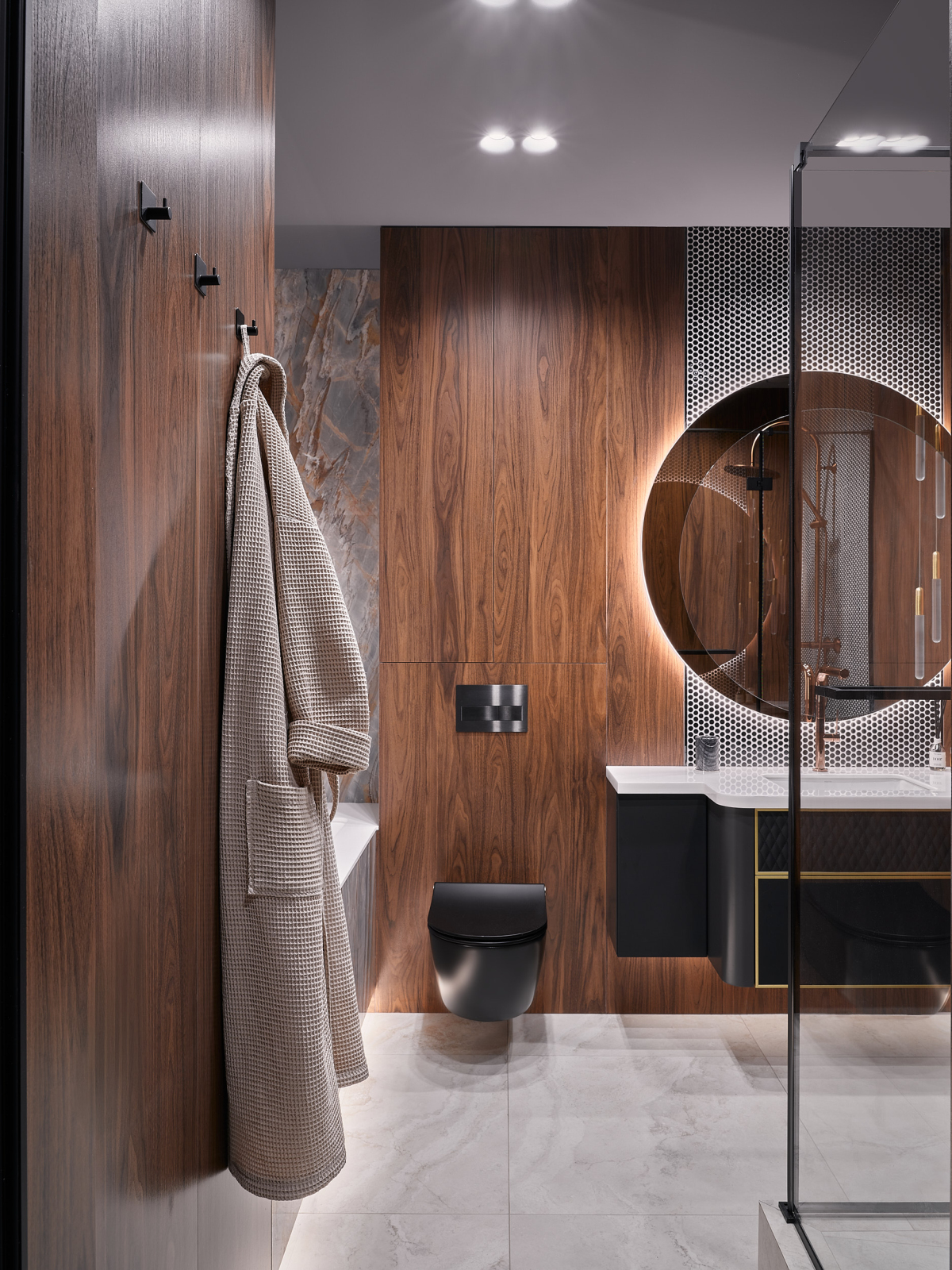 Геометрия элегантности от AURA INteriors: интерьер 62м² для одной, но очень взыскательной. Ольга Мизрах, Ник Руденко. Глянцевый журнал Redesign (Редизайн). www.redesign-home.ru