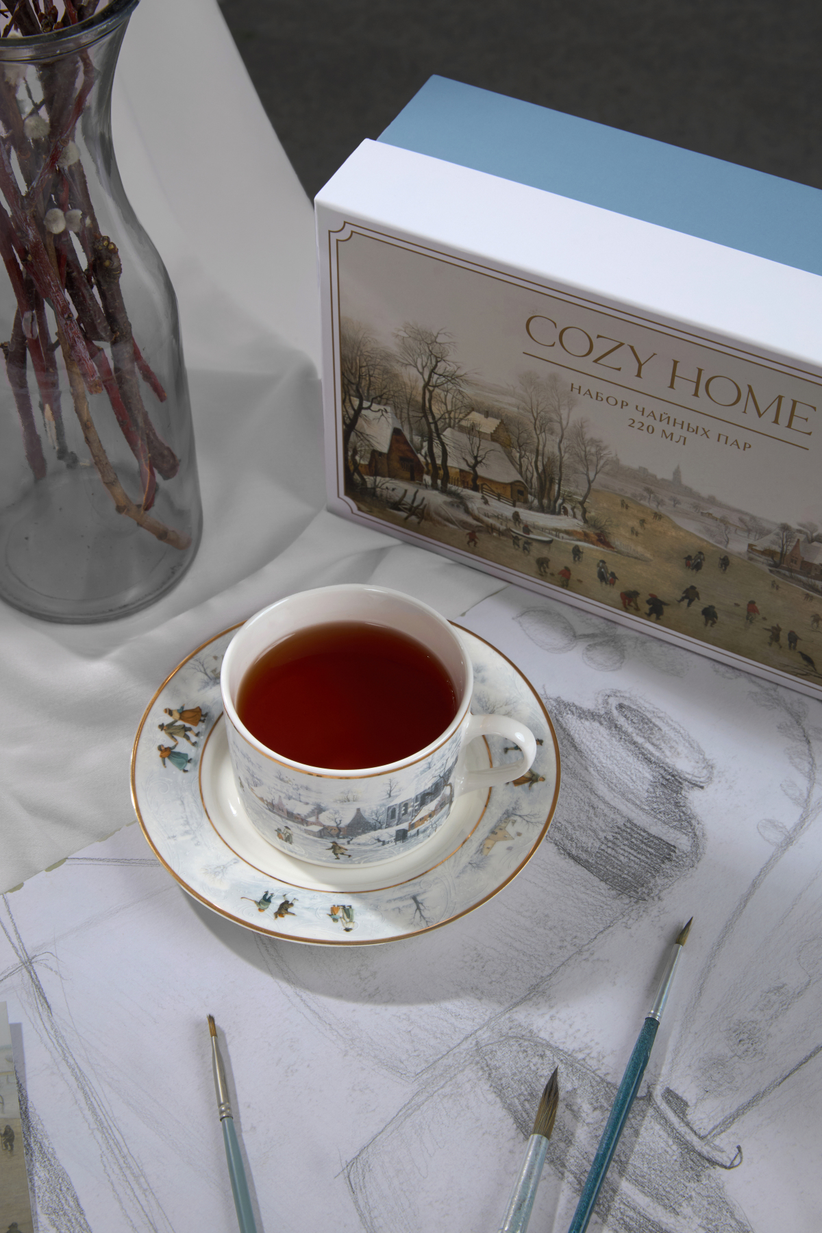 Cozy Home отмечает 11-летие новой коллекцией: праздник дома, вдохновленный искусством. Пушкинский музей. Глянцевый журнал Redesign (Редизайн). www.redesign-home.ru